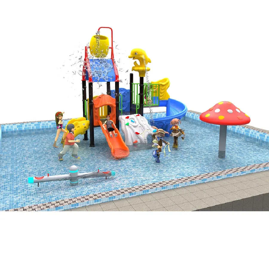 Precio de fábrica personalizar al aire libre de la piscina de agua diapositiva de equipo para los niños