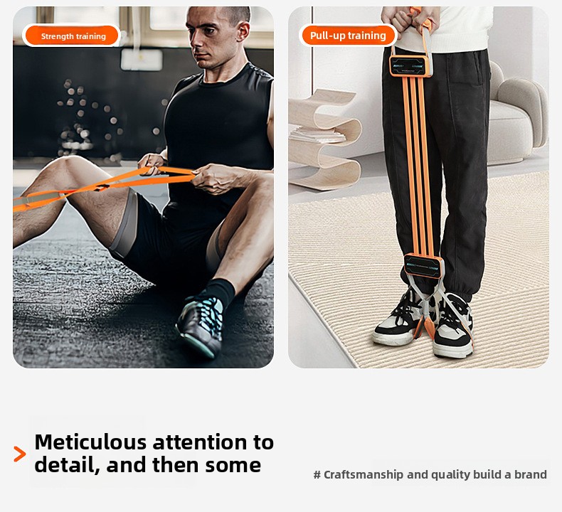 Silicone pull-up assist bands-standard orange