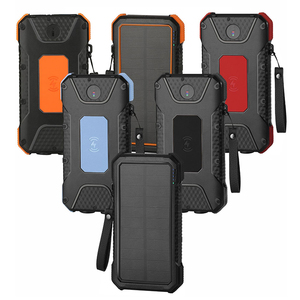 2023 New PD 18W Fast Charging Wireless Solar Power Bank 20000mah Solar Charger <strong>2</strong> USB <strong>Ports</strong> External Charger Power Bank - Product Image 1
