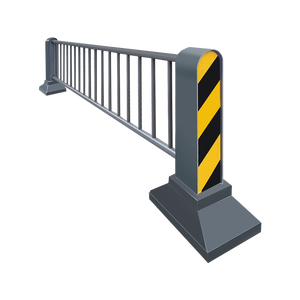 Karayolu ve karayolu kullanımı için çelik ve Metal araç saptırma trafiği çit bariyer yaya dışı çarpışma önleyici korkuluk - Product Image 5