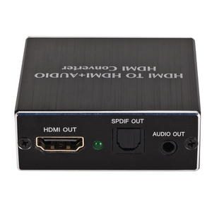 Convertidor de audio estéreo 4 K X 2 K HDMI a HDMI y TOSLINK óptico SPDIF + 3,5mm, adaptador divisor de audio HDMI - Product Image 2