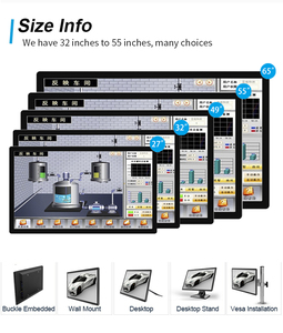 23-inch Tablet <strong>System</strong> All-round Android 7.1/win7/win8/inux Black Industrial Waterproof <strong>LCD</strong> Touch Screen <strong>Computer</strong> All-in-one - Product Image 3