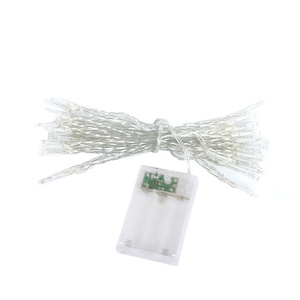 Cadena de luces navideñas LED de 8 funciones, alimentado por batería USB, resistente al agua, IP44, Control remoto, fuente de alimentación CC para uso transfronterizo - Product Image 1