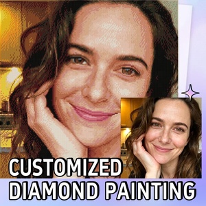 OEM toptan 5D DIY fotoğraf özel ev dekor portre sanat elmas boyama kiti çocuklar ve yetişkinler için tema kişiselleştirilmiş hediye - Product Image 3