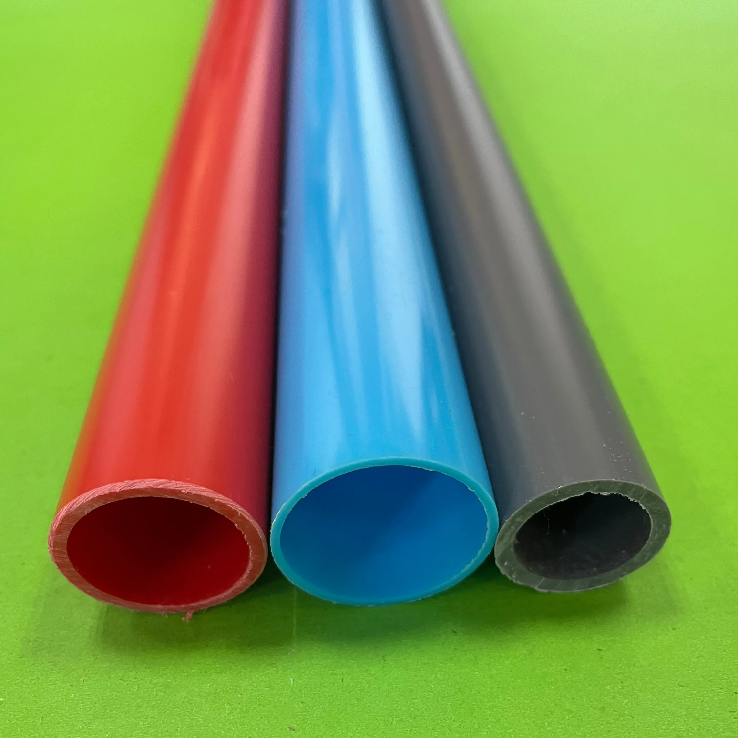 Tabung Berongga ABS PVC Ekstrusi Plastik Berwarna