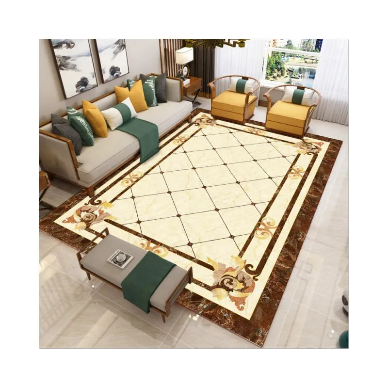 Üretici avrupa tarzı türkiye baskı kanepe Mat salonu halı yatak odası halısı dekorasyon ev farsça halı oturma odası