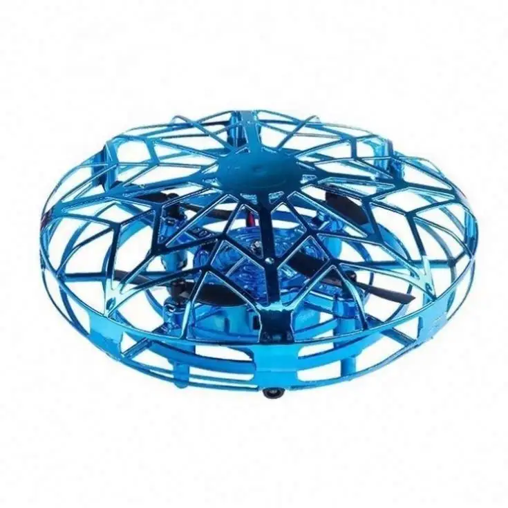 Mini 4 Axis Flight Toys Infrared Sensor Aircraft with Water Drop Remote Control and USB Cable blue