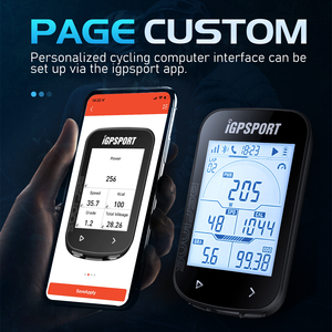 BSC100S Ordenador de bicicleta GPS Inalámbrico, ANT + Ordenador de ciclismo GPS Ciclocomputador Ciclismo GPS con pantalla LCD 2,4 - Product Image 2