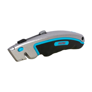 FIXTEC 19mm küçük maket bıçağı kağıt kesici bıçak cep alüminyum alaşım emniyet kasası kesici bıçak 6 bıçakları ile