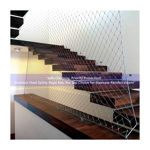 Rete di sicurezza in acciaio inossidabile da 3.0mm 7x19-barriera esagonale sul tetto da 50mm (trasparente e visibile) - Product Image 6