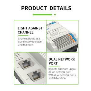 Großhandels preis 16/32 Digitaler Ein-und Ausgang Remote-E/A-Modul Profinet/Ether CAT/Modbus TCP/CC-LINK Plc Programming Controller