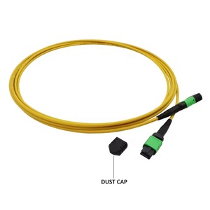 High Quality SingMode 12 24 Core Fiber Optic Communication Cables MPO <strong>MTP</strong> Patch Cord <strong>Trunk</strong> Cable for Data Center - Product Image 4