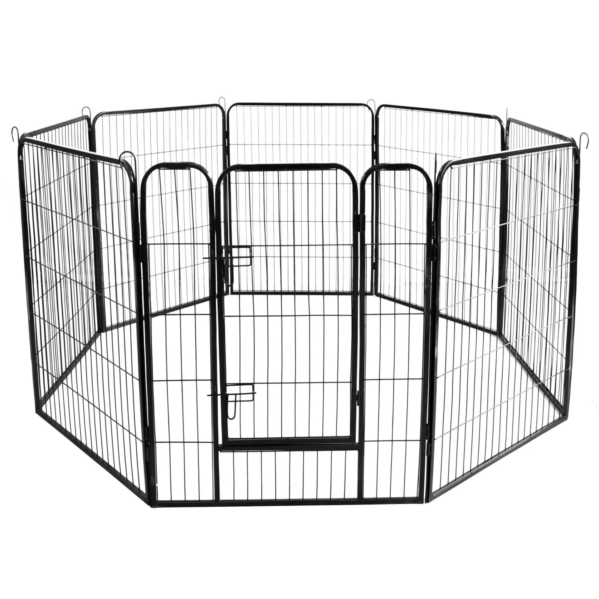 Clôture de jardin décorative personnalisée CS pas de fouille clôture panneau de fil métallique antirouille bordure barrière animale pour chien