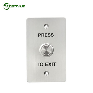 12V Pulsante di Uscita NC/NO/COM Metallo di Uscita Pulsante di Rilascio Interruttore Per Sistema di Controllo di Accesso della Porta porta di Uscita Exit Button - Product Image 3