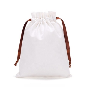 Bolsa de algodón de lona reciclable ecológica personalizada, bolsa con cordón, patrón de rayas, logotipo personalizado, cadena de estilo plegable para ir de compras - Product Image 2
