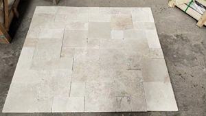 Đá Cẩm Thạch Trắng Tự Nhiên Tumbled Antique Beige Travertine Đá Hoa Văn Pháp Lát Gạch Cho Sân Và Sàn - Product Image 2