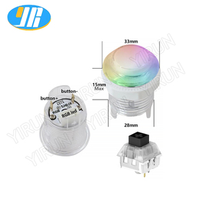 Zero Delay USB Board RGB Light SANWA Joystick Arcade Game Machine Kit Botones pulsadores iluminados Codificador PC Raspberry Game Centers - Product Image 4