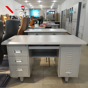 Escritorio de computadora de metal contemporáneo de alta calidad, marco de mesa de escritorio de oficina, mesa de personal - Product Image 5