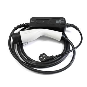 Wifi fonksiyonu ayarlanabilir akım 32A seviye 2 EV araba şarjı GBT VW ID4 için taşınabilir elektrikli araç şarjı şarj - Product Image 2
