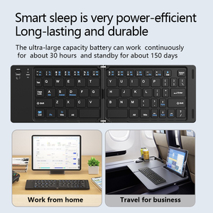 <strong>Keyboard</strong> Custom Logo Cheap Mini Pc Foldable Bluetooth <strong>Keyboard</strong> Magic <strong>Keyboard</strong> for Ipad 10th - Product Image 3