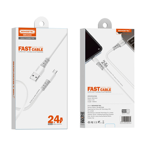 SOMOSTEL สาย SMS-BJ04 สาย & อุปกรณ์เสริมที่ใช้กันทั่วไป Quick Charge 2.4A USB สายชาร์จ TPE Tipo C Cavo Ricarica - Product Image 5