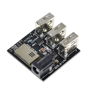 TZT DC-DC 9V/12V a 5V 8A Step Down Power Charger Bank Board 3 USB Mini modulo di ricarica convertitore Buck Step-Down per Arduino - Product Image 1