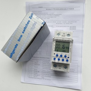 AC 220v 230v 40A copertura trasparente Din Rail settimanale programmabile digitale Timer interruttore orario AHC40A con funzione Count Down - Product Image 4