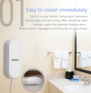 黑曼Zigbee漏水检测系统漏水传感器Wifi图雅智能生活 - Product Image 4