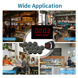 Không dây hệ thống gọi điện thoại nhà hàng thực phẩm cà phê Cửa hàng số Hệ thống gọi điện thoại - Product Image 6