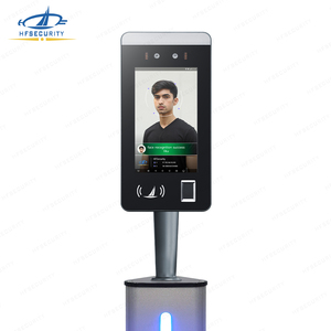 HFSecurity FR07 máscara de reconocimiento Wifi QR código escaneo torniquete control de acceso facial huella digital Sistema de Control de Acceso - Product Image 6