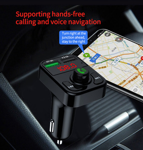 BT5.0 vivavoce telefono Bluetooth-MF3 Player doppia porta USB caricatore del telefono trasmettitore FM bluetooth-kit - Product Image 2