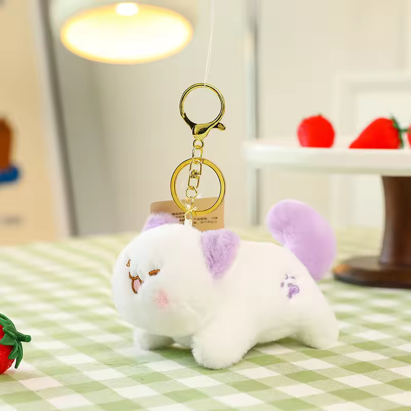 Purple pawing claw kitten-4 inches 004