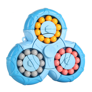 Hot Bán Ma Thuật Đậu Con Quay Đầu Ngón Tay Cube Quay Trẻ Em Giải Nén Đồ Chơi <span class=keywords><strong>Fidget</strong></span> <span class=keywords><strong>Spinner</strong></span> Đồ Chơi Cho Trẻ Em - Product Image 1