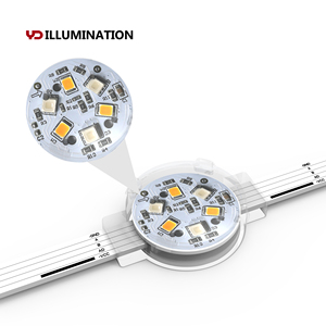 Led สีดิจิตอลพิกเซล Dmx แหล่งกำเนิดแสงสำหรับช้อปปิ้งมอลล์แสดงผลโฆษณา