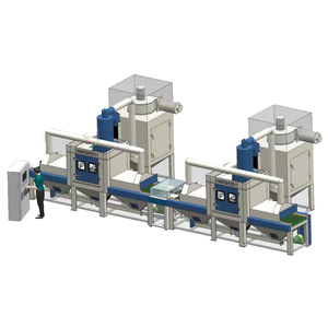 High-Speed Pass-Through Abrasive Equipment with Robotic <strong>Loading</strong>/<strong>Unloading</strong> <strong>Conveyor</strong> Type Sand Blasting Machine - Product Image 3