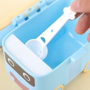 Hot bán silicon Sữa bột Dispenser hộp in bé thực phẩm lưu trữ công thức container với scraper và muỗng - Product Image 6