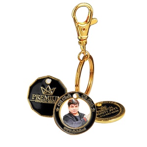 พวงกุญแจโลหะเคลือบรูปอวตารพวงกุญแจสำหรับเป็นของขวัญโปรโมชั่น - Product Image 1
