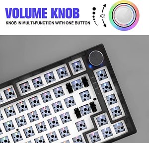 Feker IK75 v5-kit de teclado mecánico, inalámbrico/cableado/2,4 GHz, programable, personalizado, 3 modos, 75% juntas - Product Image 4