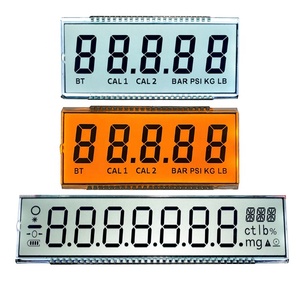 Waage 6-stelliges monochromes 4-stelliges Segment LCD 14-Segment-LCD-Display Benutzer definiertes Größen segment LCD-Bildschirm modul - Product Image 2