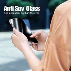 Fabrika fiyat Supglass XC-12 26 derece gizlilik temperli cam kolay kurulum ekran koruyucu iPhone 13 Pro cam koruyucu - Product Image 3