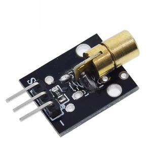 KY-008 650nmレーザーセンサーモジュール6mm 5V 5mW赤ドットダイオード銅ヘッドセンサーキット用Arduinoプロジェクト - Product Image 3