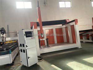 China 5 ejes 4 ejes 3D escultura molde espuma fresado CNC enrutador máquina 2513 Siemens Control Gear Motor para tallado grabado - Product Image 2