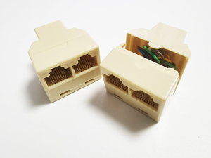 RJ45 8P8C ağ kablosu 2 yollu Y Splitter çift adaptör 3 Port Ethernet LAN çoğaltıcı ve genişletici fiş çoğaltıcı - Product Image 4