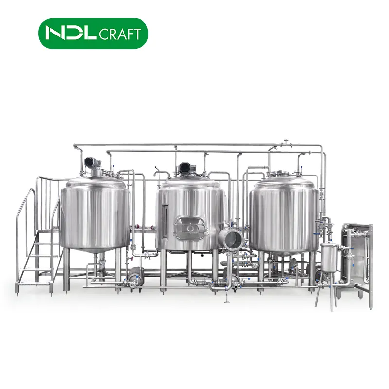 1000 Liter Micro Brouwerij Fermenter Machine Bier Brouwen Apparatuur 2 / 3 / 4 Schepen Brouwhuis