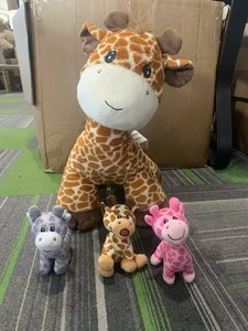 クリスマスパーティーデコレーションキリンぬいぐるみぬいぐるみセットバルク男の子女の子誕生日
