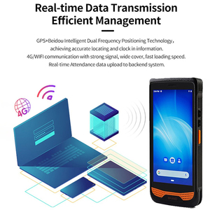 Android không dây di động di động cầm tay mặt attdendance Long Range UHF RFID QR mã vạch tag nhãn đọc dữ liệu thiết bị đầu cuối - Product Image 2