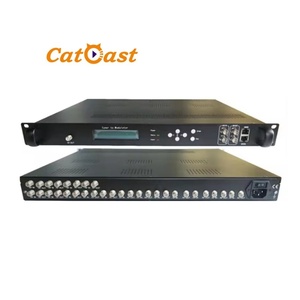 Modulador Digital 16 DVBS2 DVBT DVBC sintonizador a DVBC DVBT ATSC ISDBT modulador de RF - Product Image 1