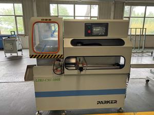 เครื่องตัดเลื่อยอะลูมิเนียมแบบอัตโนมัติเครื่องตัดกุญแจมุมอลูมิเนียม CNC แบบ LJMJ-CNC-500B - Product Image 4