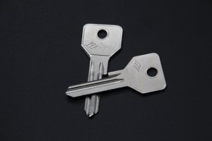 กุญแจรถกุญแจเปล่าชุบด้วยนิกเกิลประตูแบบสากลรูปร่างที่กำหนดเองได้ - Product Image 5