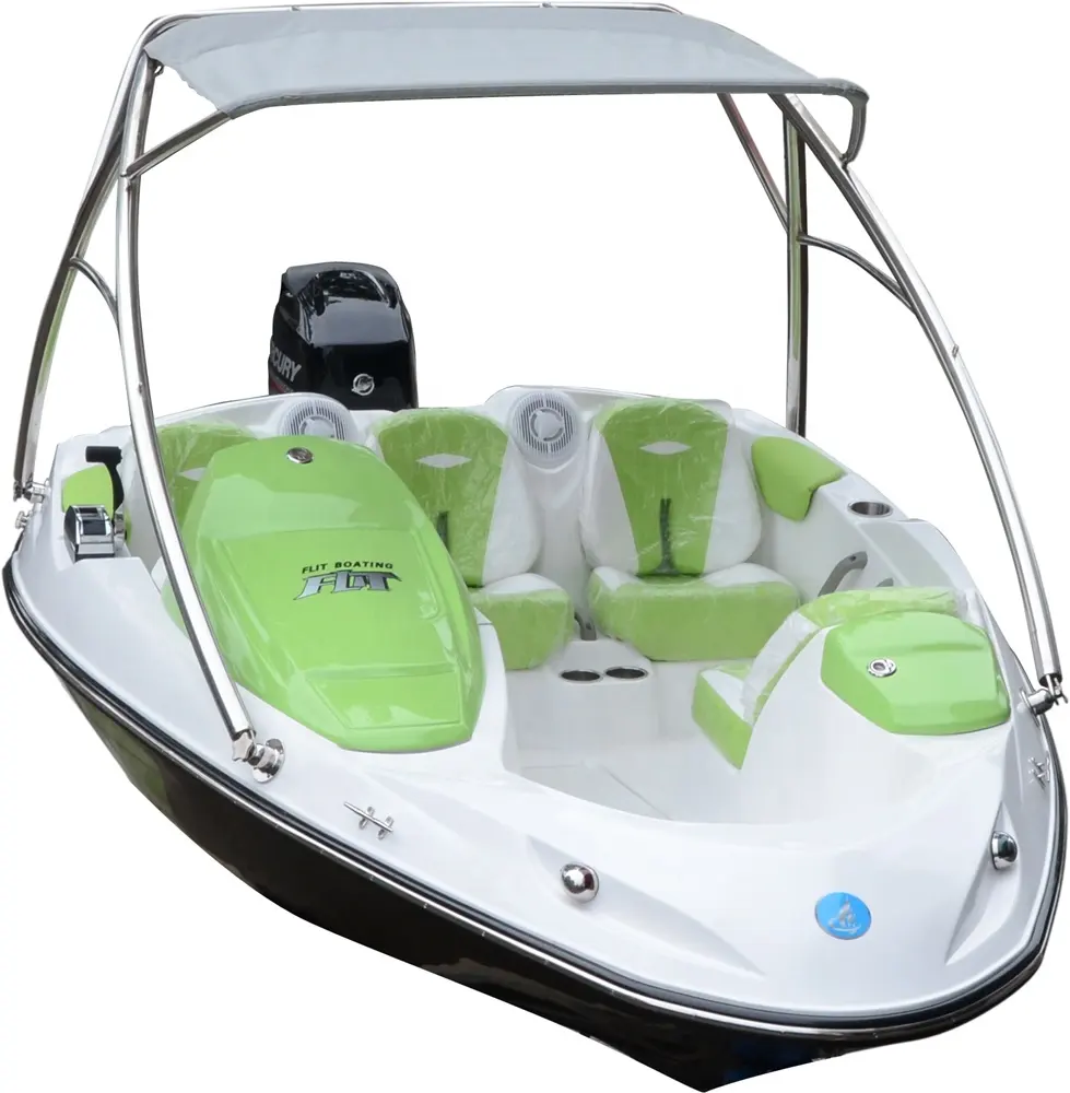 Mini yate pequeño personal de China, barco a chorro de agua deportivo usado, motor de velocidad, precio de venta